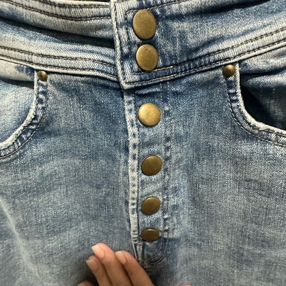 MOTHER The Swooner Snapped Ankle Bonfire Lighting Size 25 EUC - Picture 2 of 6